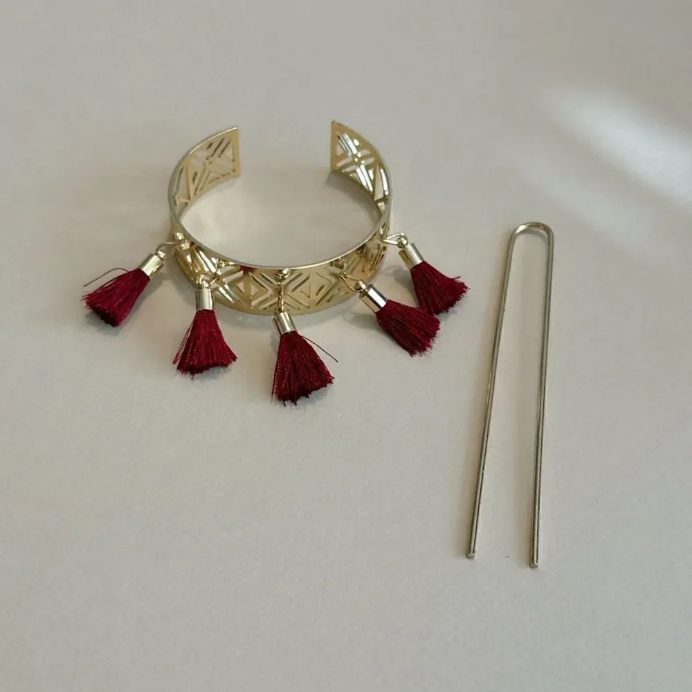 Boho hair clip #1427